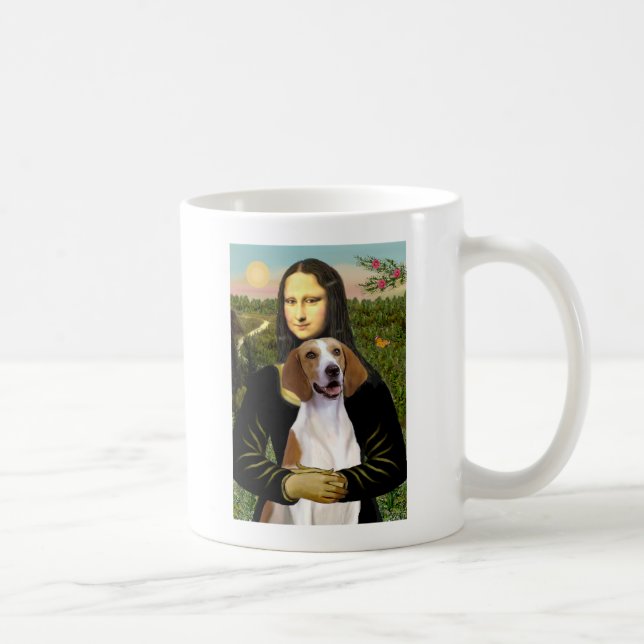 Mona Lisa - American Foxhound Tasse (Rechts)