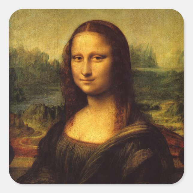 Mona Lisa Aufkleber (Vorderseite)