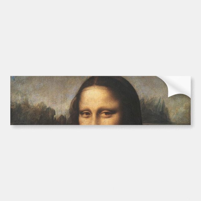 Mona Lisa Autoaufkleber (Vorne)