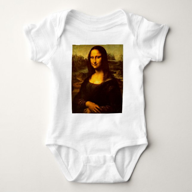 Mona Lisa Baby Strampler (Vorderseite)