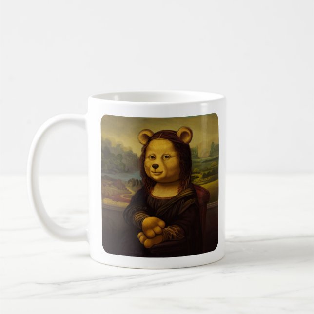 Mona Lisa Bear Kaffeetasse (Links)