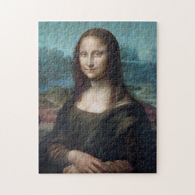 Mona Lisa Bekannte Visuell Arts Leonardo da Vinci  Puzzle (Vertikal)