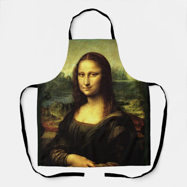 Mona Lisa, berühmtes Bild, Schürze (Vorderseite)