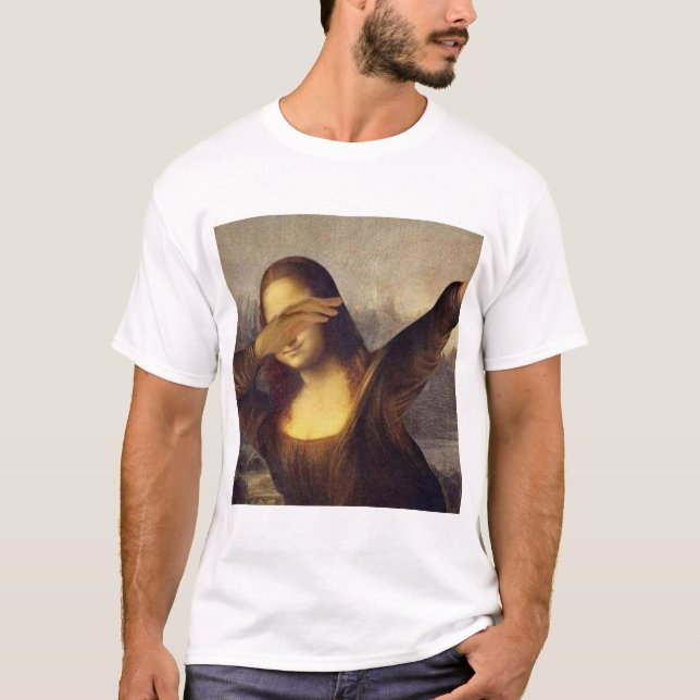 Mona Lisa Betupfen T-Shirt (Vorderseite)