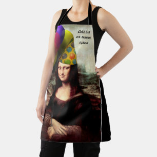 Mona Lisa Birthday Schürze