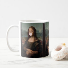 Mona Lisa Blasst Pink Bubble gum Kaffeetasse