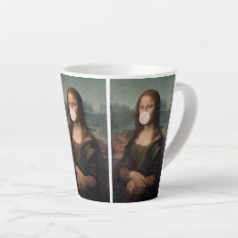 Mona Lisa Blasst Pink Bubble gum Milchtasse