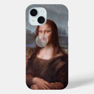 Mona Lisa bläst graues Kaugummi Case-Mate iPhone Hülle