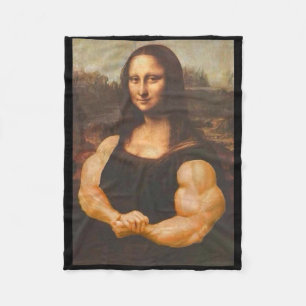 Mona Lisa Bodybuilding Muscle Gym Workout Outfits Fleecedecke