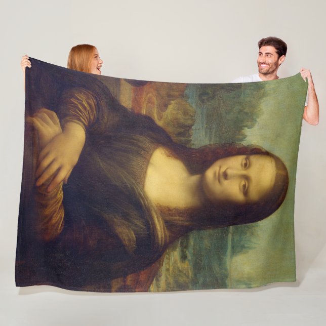 Mona Lisa By Leonardo Da Vinci Fleecedecke (Beispiel)