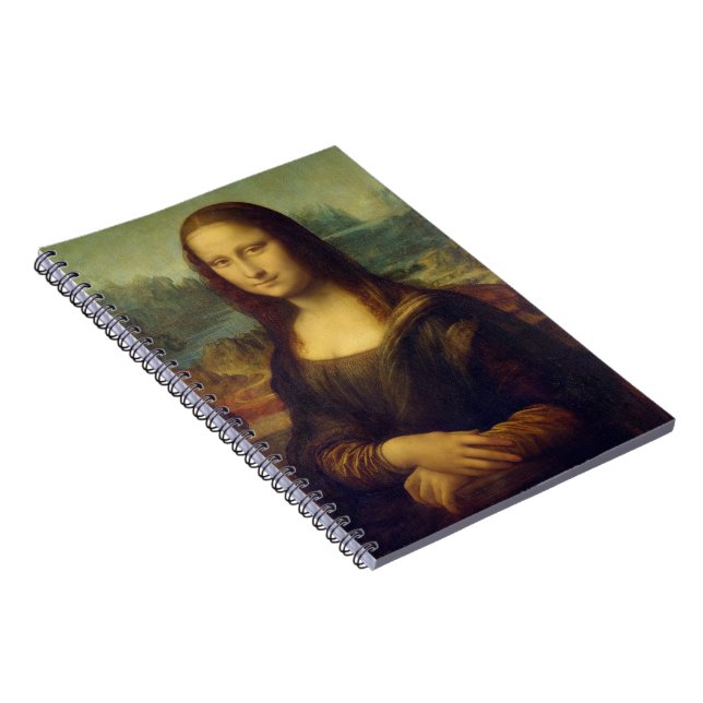 Mona Lisa By Leonardo Da Vinci Notizblock (Rechte Seite)