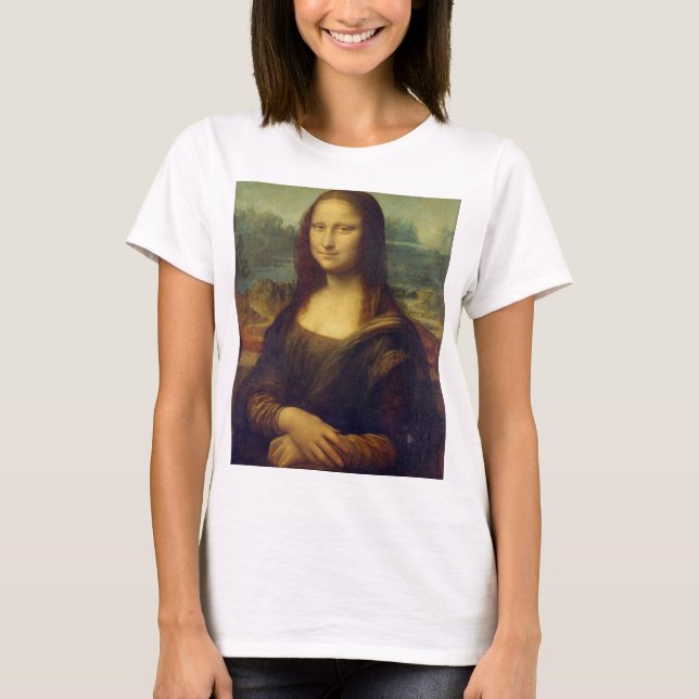 Mona Lisa By Leonardo Da Vinci T-Shirt (Vorderseite)