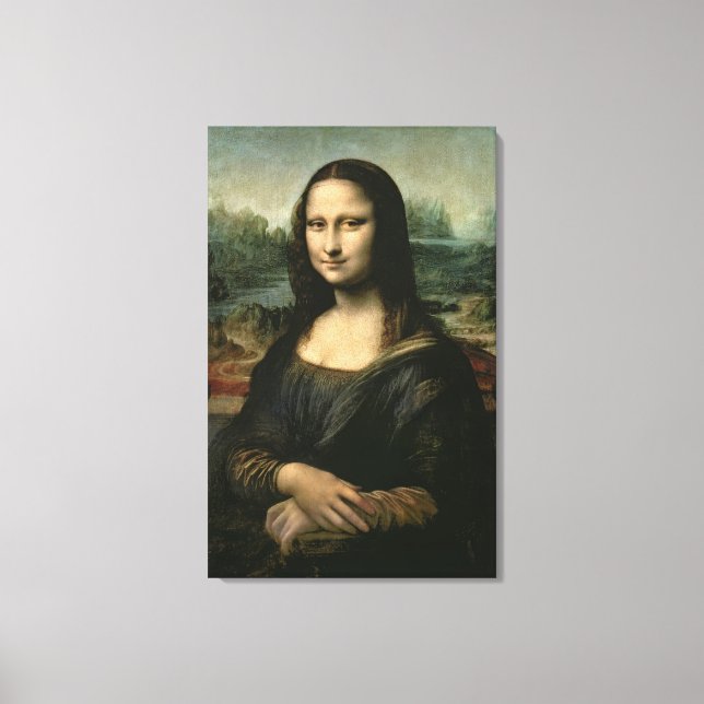 Mona Lisa, c.1503-6 Leinwanddruck (Vorderseite)