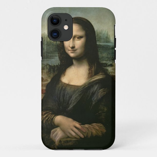 Mona Lisa, c.1503-6 (Öl auf Platte) Case-Mate iPhone Hülle (Rückseite)