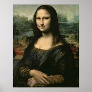 Mona Lisa, c.1503-6 (Öl auf Platte) Poster