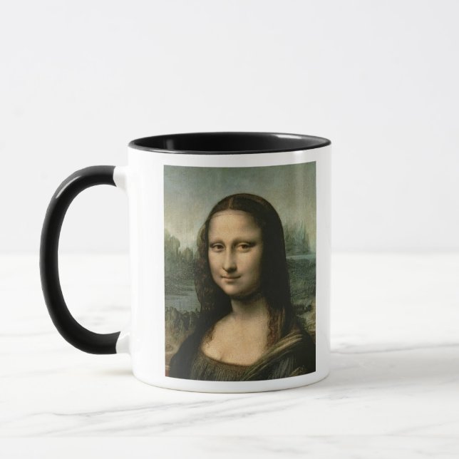 Mona Lisa, c.1503-6 Tasse (Links)