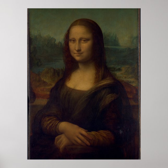 Mona Lisa Canvas Print Poster (Vorne)
