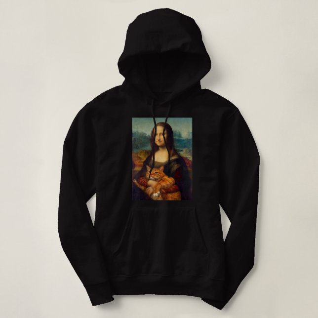 Mona Lisa + Cat T - Shirt T - Shirt (Design vorne)