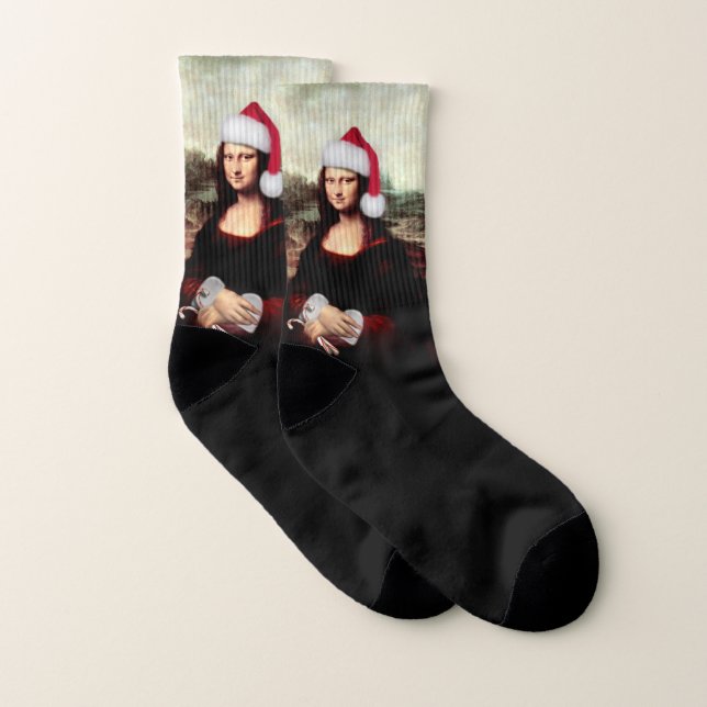 Mona Lisa Christmas Socken (Paar)