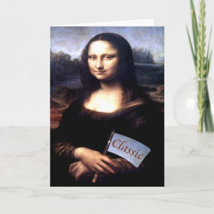 Mona Lisa Classic Geburtstagsgeschenke Karte