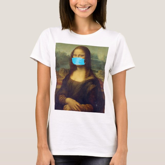 Mona Lisa covid19 T-Shirt (Vorderseite)