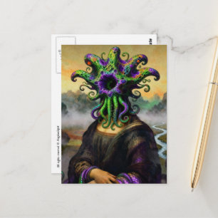Mona Lisa Cthulhu Postkarte