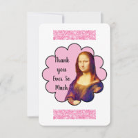 MONA LISA DANKE IHNE KARTE