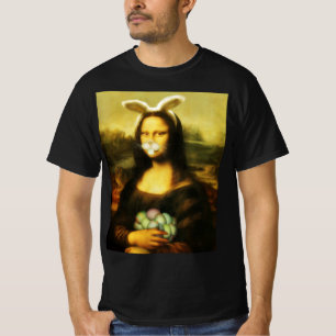 Mona Lisa, die Osterhase T-Shirt
