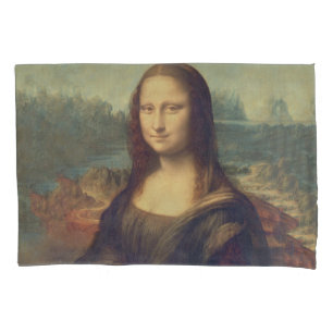 Mona Lisa durch Leonardo da Vinci Kissenbezug