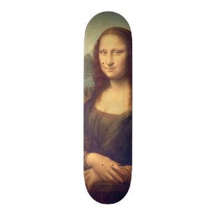 Mona Lisa durch Leonardo da Vinci Skateboard