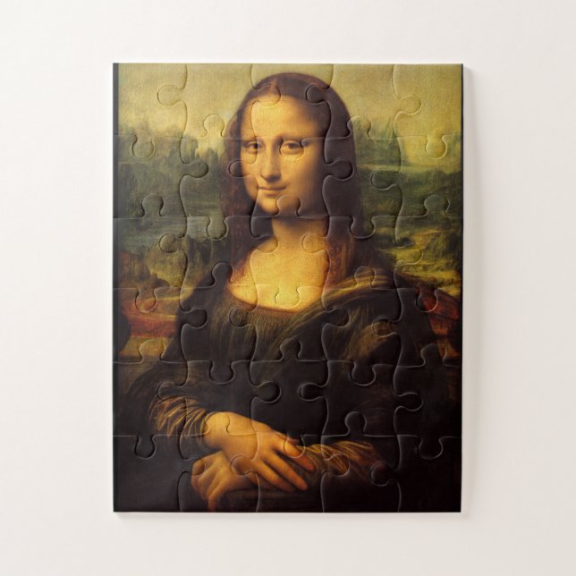 MONA LISA EASY JIGSAW PUZZLE (Vertikal)