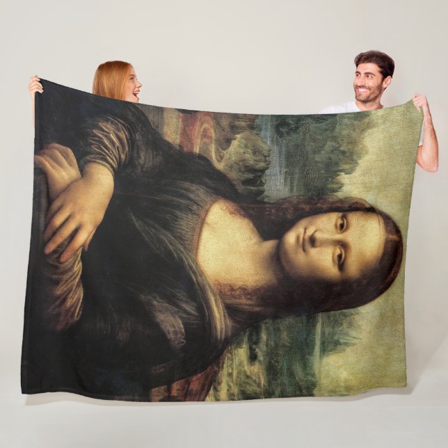 Mona Lisa Fleece Blanket (Beispiel)