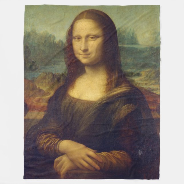 Mona Lisa Fleecedecke (Vorderseite)