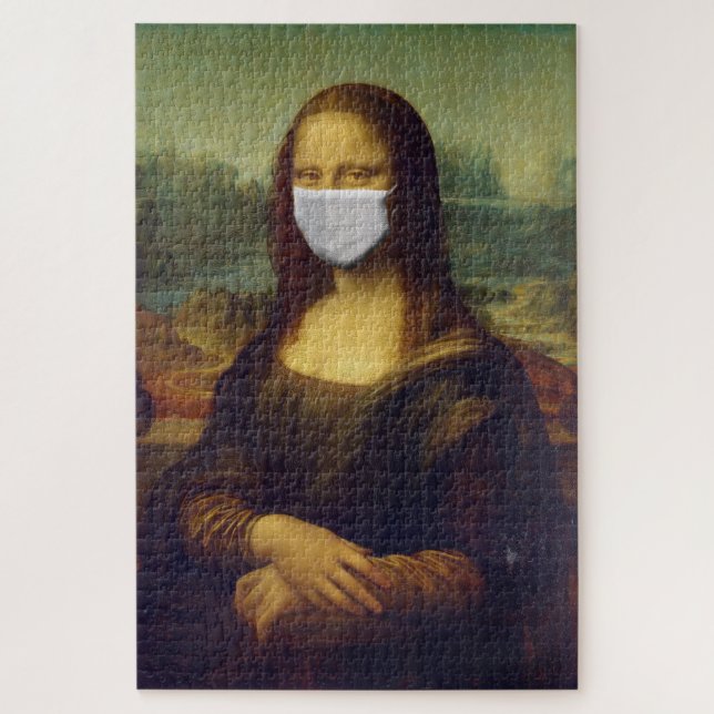 Mona Lisa Funny Puzzle (Vertikal)
