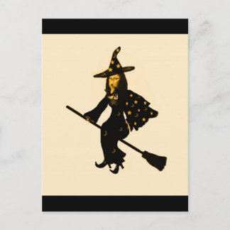 "Mona Lisa geht ins Halloween-Party"* Postkarte