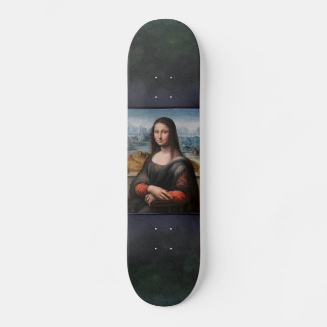 Mona-Lisa-Gemälde Skateboard (Vorderseite)