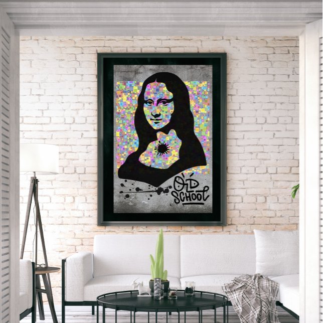 Mona Lisa Graffiti Street Art Pop Culture Poster (Von Creator hochgeladen)