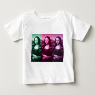 Mona Lisa Green Pink Lila Baby T-shirt