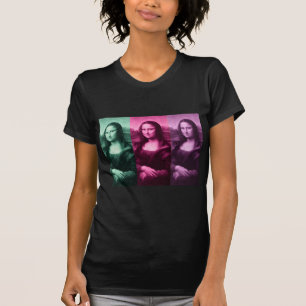 Mona Lisa Green Pink Lila T-Shirt