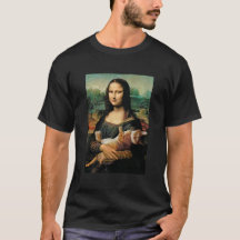 Mona Lisa hält ihre Katze Katzenliebhaber