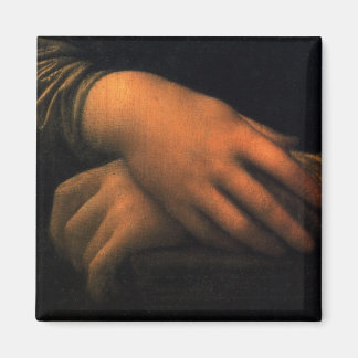 Mona Lisa - Hände Magnet