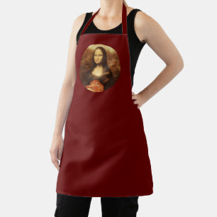 Mona Lisa Herz Valentinstag Kuss Schürze