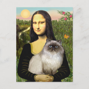 Mona Lisa - Himalaya-Katze 7 Postkarte