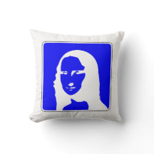 Mona Lisa Informations-Verkehrsschild Kunst