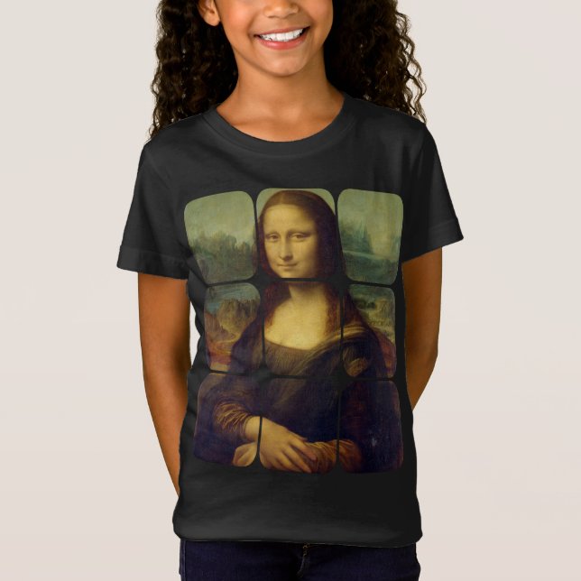 Mona Lisa Italienischer Renaissance Künstler Maler T-Shirt (Vorderseite)