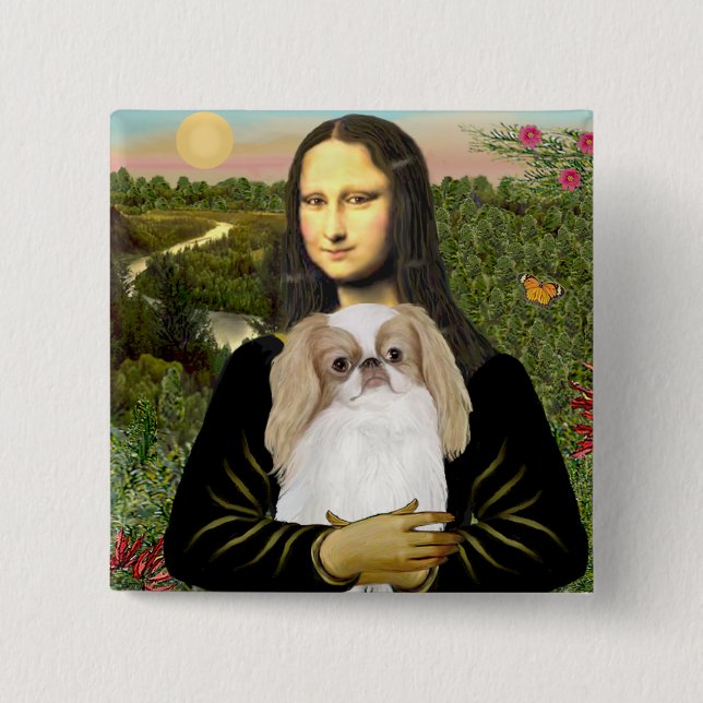 Mona Lisa - Japanisches Kinn (L1) Button (Vorderseite)