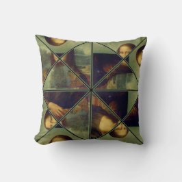 Mona Lisa Kaleidoskop Art Pillow Kissen