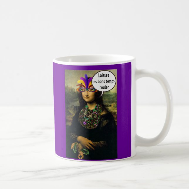 Mona Lisa Karneval Kaffeetasse (Rechts)