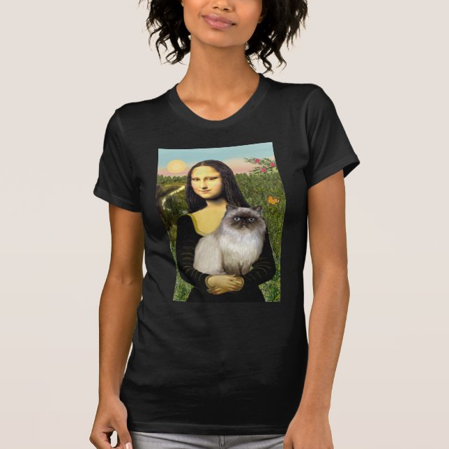Mona Lisa - Katze aus dem Himalaya 7 T-Shirt (Vorderseite)