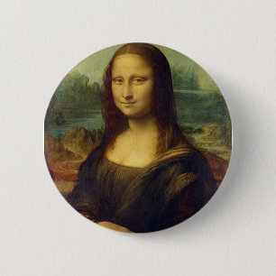 Mona Lisa Knopf Button